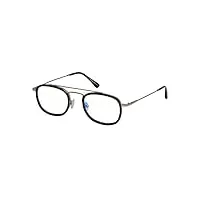 tom ford lunettes de vue ft 5677-b blue block dark havana 50/22/145 homme