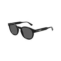 gucci lunettes de soleil gg0825s black/grey 49/23/145 homme