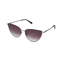 calvin klein ck20136s-001 lunettes de soleil, matte black/smoke gradient, taille unique femme