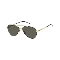 tommy hilfiger th 1788/f/s sunglasses, nero opaco oro, 60 homme