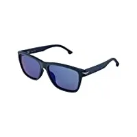 police splb38e sunglasses, blue opaco, 56 unisex