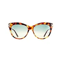 tom ford mixte adulte lunettes de soleil ft0821, 55p, 56