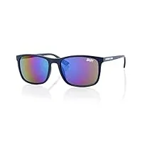 superdry hacienda 106 lunettes de soleil, bleu marine, 58 eu