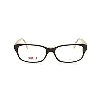 hugo 0009 f45 52 lunettes de vue pour homme, noir/beige, 52