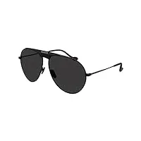 gucci lunettes de soleil gg0908s black/grey 65/13/145 homme