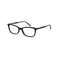 levi's femmes lv 1017 lunettes de vue rectangulaires, noir/verres de démonstration.,