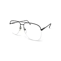 sferoflex lunettes de vue homme femme 724 107 noir nylor vintage, noir