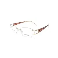 lunettes de vue pour femme studioline st 8699 f111 titanium - avec strass
