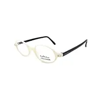 lunettes de vue femme chevignon jody 6679 ivoire et noir ovale vintage