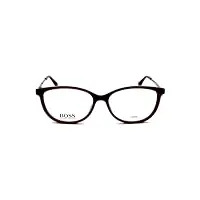 boss 1110 80s 54 lunettes de vue pour femme, noir/blanc, 54
