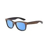 fashion cool polarized unisex sunglasses men women ocean wood color, lunettes de soleil,