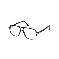 tom ford lunettes de vue ft 5737-b blue block matte black/blue block 56/15/145 homme