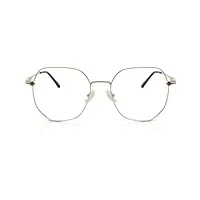 smartbuy collection haanas l121c lunettes de vue ovales à monture intégrale unisexe doré, doré, 53, doré, 53