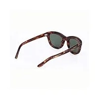 xiaodong1 lunettes de soleil élégantes pour femme hd uv400 avec verres polarisés et monture en verre cr39 marron