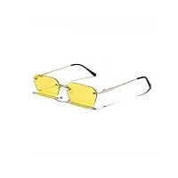 amfg lunettes de soleil branchées carrées hip hop mode cool océan pièce coudée lunettes de soleil (color : b)