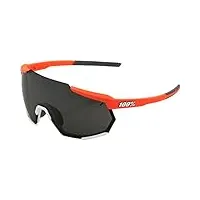 100% gafas racetrap-soft tact oxyfire-black mirror lens lunettes de soleil, noir (multicolore), taille unique mixte