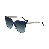 liu jo lj753s sunglasses, 410 blue gradient, 55 unisex