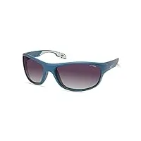 skechers sea6165 lunettes de soleil rectangulaires pour homme, bleu mat