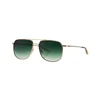 lunettes de soleil barton perreira bp0223 javelin gold/green shaded 56/15/148 unisexe