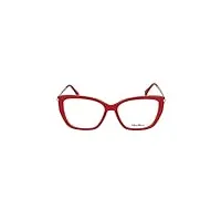 maxmara 0 lunettes de soleil, rouge brillant, 53 femme