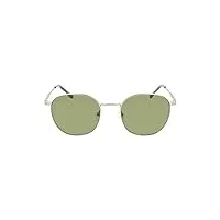 lacoste l251s sunglasses, 040 semimatte silver, m unisex