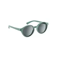 bÉaba, lunettes de soleil pour enfants 2-4 ans, protection 100% uv - cat 3, protection latérale, confort optimal, branches ajustables 360°, tropical green