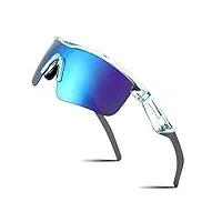 feisedy sport polarisées lunettes de soleil pour enfants protection uv400 ultra léger flexible tr90 cadre pour les enfants garçons et filles de 7-12 ans b2454