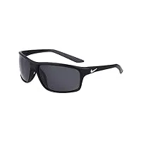 nike adrenaline 22 dv2372 sunglasses, 010 matte black dark grey, 64 unisex