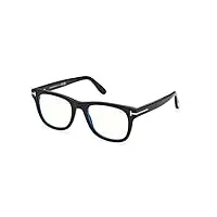 tom ford lunettes de vue ft 5820-b blue block shiny black/blue filter 50/20/145 homme