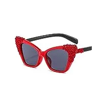 paihuiart lunettes de soleil femme lunettes de soleil homme polarisées lunettes de soleil femmes sexy yeux de chat lunettes de soleil pour dames chaussures de luxe avec strass rouge