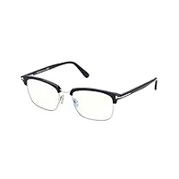 tom ford lunettes de vue ft 5801-b blue block shiny blue/blue filter 54/19/145 homme
