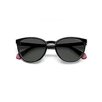 polaroid kids pld 8047/s sunglasses, 807/m9 black, 49 unisex