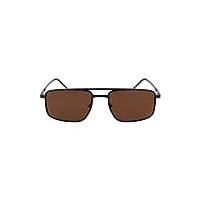lacoste l255s sunglasses, 201 matte brown, taille unique unisex