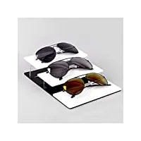 support pour organisateur de lunettes de soleil lunettes de soleil acryliques multicouches affichage Étagère Étagère lunettes de vue montrant stand bijoux lunettes de bureau lunettes d'affichage de su
