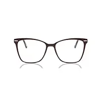 smartbuy collection full rim cat eye dark red winkler cp118d fashion femmes lunettes de vue, rouge foncé, 55 eu