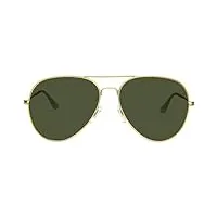 kanastal lunettes de soleil polarisées haute protection pour homme et femme uv400 pour conduite, pêche, course à pied, p8 - cadre doré/vert foncé