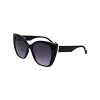 liu jo lj766s sunglasses, 001 black, 56 unisex