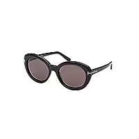 tom ford lunettes de soleil lily-02 ft 1009 black/smoke 55/19/140 femme