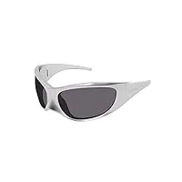 lunettes de soleil david skin cat xxl bb0252s silver/grey 80/18/110 femme