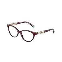 tiffany & co. lunettes de vue tf 2226 burgundy 54/16/140 femme