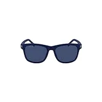 lacoste l995s sunglasses, 401 matte blue, 53 unisex