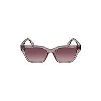 lacoste l6002s sunglasses, 035 transarent grey, 53 unisex