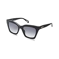just cavalli sjc024 lunettes de soleil, noir brillant, 52 femme