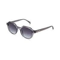 zadig&voltaire femme szv363 lunettes de soleil, shiny transp. grey, 49
