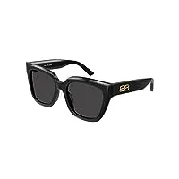 balenciaga lunettes de soleil femme bb0237sa 001 couleur noir gris taille verres 55 mm