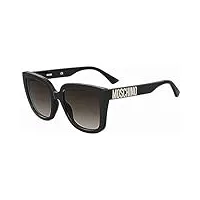moschino mos146/s sunglasses, 807/ha black, 55 unisex
