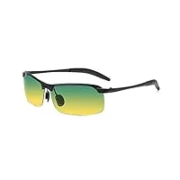 aditam lunettes photochromiques lunettes de soleil polarisées hommes femmes lunettes de vision nocturne de protection solaire pour la pêche double the comfort