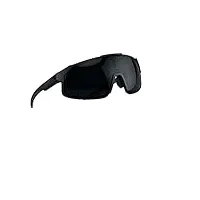 dirtlej specs 02 black lunettes de sport, de vélo, lunettes de soleil unisexes, en nylon biologique, absorbent la lumière bleue nocive, noir, uv 400