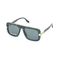 marc jacobs marc 670/s sunglasses, zi9/ku teal, 55 unisex