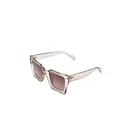 yussimi eyewear - lunettes de soleil - romy - rectangulaires - transparentes - design - protection solaire garantie des uv 400 - femmes